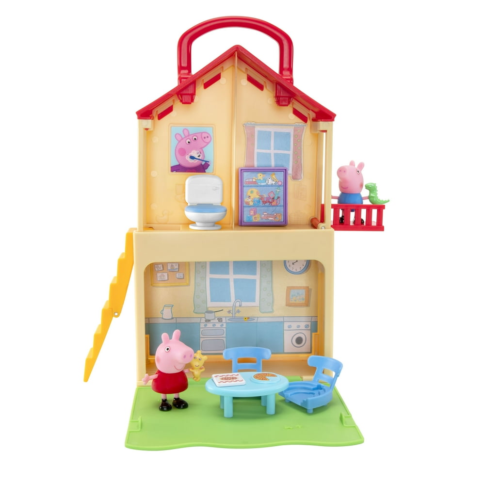 Peppa Pig Pop n’ Play House Playset - Walmart.com - Walmart.com