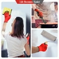 thumbnail image 6 of 24 Pairs Gardening Work Gloves Bulk for Men Women Nitrile Rubber Coated Dipped Gripping Touch Screen Gloves Construction Gloves Men Safety Work Gloves Large, 6 of 8
