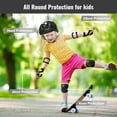 thumbnail image 3 of KORIMEFA Kids Bike Helmet Toddler Bicycles Helmets, Multi-Sport Protective Gear Set for 3-5-8-14 Years Boys Girls with Knee Elbow Pads Wrist Guards for Cycling,Skateboarding,Skating Scooter, 3 of 13