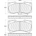 thumbnail image 2 of Centric 105.1119 Posi-Quiet Ceramic Brake Pad with Shims, 2 of 4