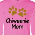 thumbnail image 4 of Inktastic Chiweenie Mom Paw Print Long Sleeve T-Shirt, 4 of 5