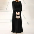 thumbnail image 3 of ZANZEA Womens Dresses Full Sleeve O-Neck With-Back-Zipper Ankle Length Dress, 3 of 7