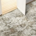 thumbnail image 3 of Novinter Abstract Gray Area Rug, Art Washable Loommed Rug, Non Slip Soft Rugs Low Pile for Living Room, Dining Room, Office, 2’ x 6’, 3 of 8