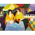 thumbnail image 2 of ITZCHAK TARKAY "Tea Garden" LITHOGRAPH Custom Framed Art Generic, 2 of 3