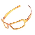 thumbnail image 4 of Diadema Corona de Mujer Zulema Casco Valentín Adornos de Cabello marrón Banda ancha, 4 of 7