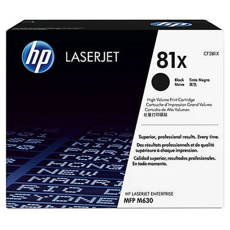 UPC: 0887758147900 | HP 81X (CF281X) Toner Cartridge  Black High Yield