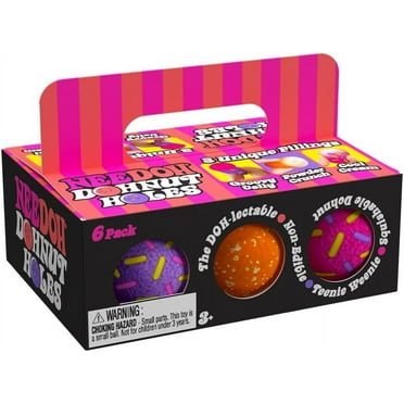 Nee Doh Donut Holes 6-Pack - Fun Stress Balls