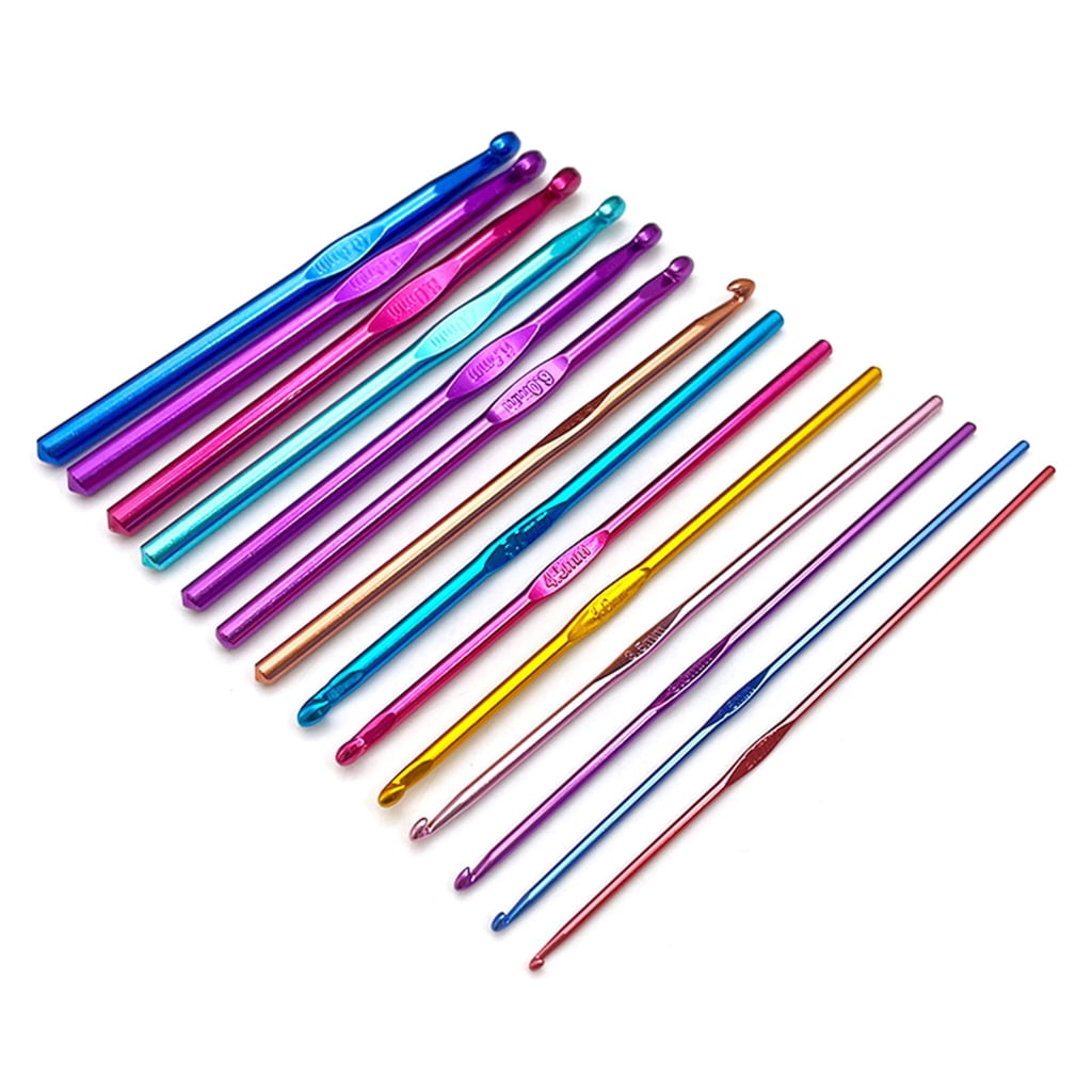 Sofullue 83 Pcs Soft Handles Crochet Needles Weave Yarn Kits Ergonomic Crochet Hooks Set