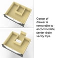 thumbnail image 5 of Castello USA  Alpine 72" Black Wood Floating Vanity Base/Brushed Nickel Handles, 5 of 5