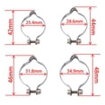 thumbnail image 2 of 4 Sizes Bike Parts Bicycle  Cable Clip Pipe Buckle Brake Line Clamp Wire Fixed Ring 31.8MM, 2 of 8