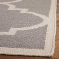 thumbnail image 4 of Safavieh Dhurries Dark Grey Contemporary Rug - 6' x 9', 4 of 5