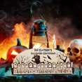 thumbnail image 2 of Calendario de Adviento de madera para Halloween, cuenta atrás para decoración navideña, adornos de terror, diseño de fantasma para fiesta de aula interior, 2023, 2024, 2 of 4