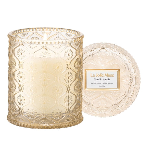 Candle LA JOLIE MUSE Vanilla Bomb 170 g, 40 h de combustión, cera de soja