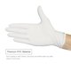 thumbnail image 3 of Guantes desechables de PVC Guantes sin polvo para el hogar Restaurante Cocina Catering Proces Carevas Guantes, 3 of 7