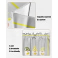 thumbnail image 5 of Swag Curtains, Farm Lemon Gnome Welcome Rod Pocket Kitchen Curtains Valances Tier Curtains Swag Valance Curtains for Bedroom Living Room 36" x 45", 2 Panels, 5 of 6
