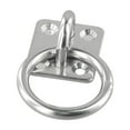 thumbnail image 1 of 304 Stainless Steel Square Pad Eye Plate Eye Hook With Round Ring Boat Hardware Accessories, 1 of 5