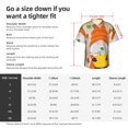 thumbnail image 5 of Disketp Hello Fall Gnomes 1 Hawaiian Shirts for Men,Mens Casual Short Sleeve Button Down Shirts Beach Shirt,Medium, 5 of 7