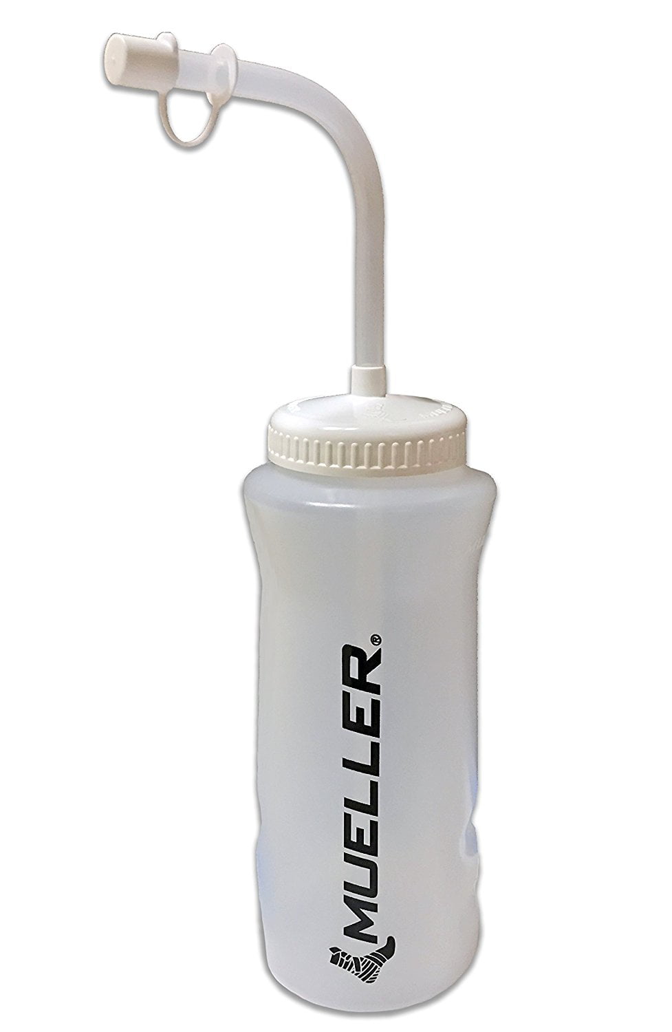 STX Easy Squeeze Long Straw Water Bottle Clear 