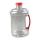 thumbnail image 2 of Botella de agua reutilizable con tapón de rosca, 1,5 l, portátil, con asa, contenedor de agua vacío para coche, cocina, ceremonias, senderismo, hogar. rojo, 2 of 8