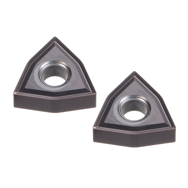 2uds Carburo Torneado Insertos WNMG080404-MS NZ3308 CNC Torno Indexable Fresado Reemplazo para MWLN Serie Herramienta Soporte K21/M30 Torneado Herramienta Unique Bargains herramientas de torneado de torno