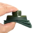 thumbnail image 3 of Greeniant Botella de agua recargable, plegable, Flexible, bolsa lavable, actividad exterior, correr, acampar, viajar, ciclismo, botellas Ropa Deportiva, Zapatos Azul 500ml Greeniant OD022329-03, 3 of 6