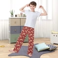 thumbnail image 5 of Wobogo American Football Long Pajama Pants Bottoms Soft Sleepwear with Pockets, 5 of 9