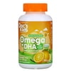 (4 Pack) Doctor's Best, Omega + DHA Kids Gummies, Citrus, 90 Gelatin-Free Gummies