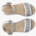 thumbnail image 4 of Sandalias para Niña Bambino BM427 plateado 19, 4 of 4