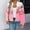 #41-Pink, variant on Heisall Womens Coat Autumn Winter Fashion Casual Print Pocket Waffle Zipper Long Sleeve Hoodless Casual Jacket