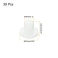 thumbnail image 2 of Uxcell High Temp Silicone Plug Mount Dia 8mm/0.3" t Shaped Solid Rubber Stopper Hole Plugs 15 x 3.5 x 12.5mm White 30 Pcs, 2 of 7