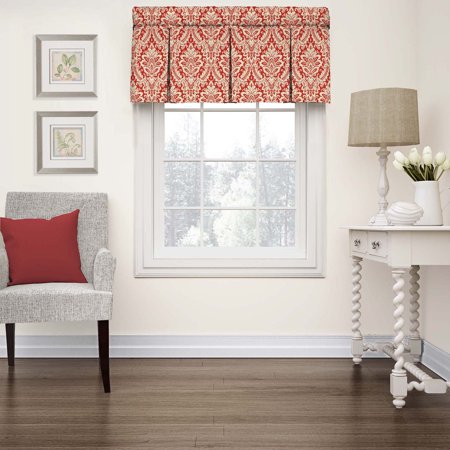 - Waverly Donnington Box Pleat Window Valance