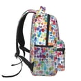 thumbnail image 3 of Disketp Colorful Watercolor Dots Mochila Estampada para Hombre y Mujer – Mochila Ligera Clásica con Múltiples Bolsillos para Universidad, Trabajo y Viajes-One Size, 3 of 5