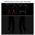 thumbnail image 4 of Men Winter Cycling Clothing Set Windproof Long Sleeve Cycling Jersey, 4 of 8