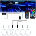 thumbnail image 1 of Luces interiores LED LivTee Smart Car con puerto USB 6 en 1, 1 of 6