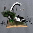 thumbnail image 3 of CafePress - A Piano Is Flying Out Of A Book. Sweatshirt - Crew Neck Sweatshirt, 3 of 4