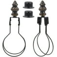 thumbnail image 1 of 2 Sets Clip on Lamp Shade Adapters Round Light Bulb Holders Round Buld Holders, 1 of 9