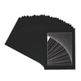 thumbnail image 3 of Black Suede Picture Frame Mat for 11x11 Frames - Fits 9x9 Photos - 25 Mats, 3 of 7