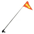thumbnail image 3 of Golf Cart Flag Pole Reflective Golf Cart Safety Flag Telescopic Pole Flag Wheelchairs Safety Flag, 3 of 8