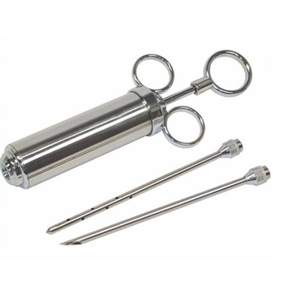 Yammee Meat Injections Syringe with 2/3 Needle Stainless-Steel Seasoning Injector