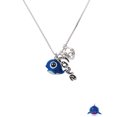 thumbnail image 2 of Delight Jewelry Resin Blue Baby Whale - Love and Lock Charm Necklace, 18"+1", 2 of 4