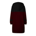 thumbnail image 3 of ShomPort Women's Casual Pockets Long Sleeve Zip up Hoodies Color Blocked Sweatshirt Long Hoodie Jacket, 3 of 3