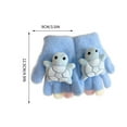 thumbnail image 4 of hengsof Children's Winter Warm Gloves Doll Decoration Kids Gloves Elastic Cuffs for Little Girls Boys, 4 of 4