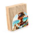 thumbnail image 2 of Dinosaur and Beach Sands Napkin Holder for Table Clear Napkin Stand Paper Holder Acrylic Organizer Dispenser Napkins for Dinner Kitchen Restaurant Room, 2 of 8
