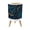 Color 2, variant on Small Trash Can with Lid Marble Texture Modern Abstract Blue Gold Aesthetic Luxury 1.8 Gallon Dog Proof Trash Can Round Garbage Can Waste Bin Wastebasket for Bathroom Bedroom Living Room