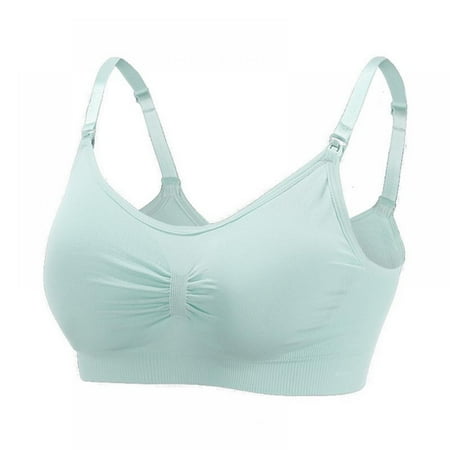 

Monfince Womens Nursing Maternity Bras Full Bust Seamless Adjusted-straps Soft Wirefree Breastfeeding Bra