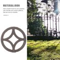 thumbnail image 3 of OULII 1Set Fence Insert Iron Fence Decor Decorative for Backyard Fence Garden Enthusiasts, 3 of 8