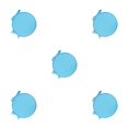 thumbnail image 1 of Inteprter Cómodo cojín para silla para bistró, con lazos duraderos para un ajuste seguro, algodón que no se decolora, azul cielo Type2 NO2, 1 of 6