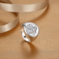 thumbnail image 2 of Adjustable Tibetan Yellow Deity Ring Wide Band Buddhist Jewelry Amulet Spiritual Protection Gift for Men, 2 of 5