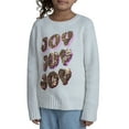 thumbnail image 3 of Jolly Sweaters Girls Christmas Long Sleeve Crew Neck Pullover Sweater, Sizes 4-16, 3 of 5