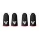 thumbnail image 3 of Seitruly 10 piezas Gaming Fingertip mangas antideslizantes guantes de pantalla táctil a prueba de aceite antihuellas cubiertas ultrafinas rojo Rojo Tipo 2 2piezas, 3 of 6